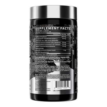 USN® NUTREX RESEARCH LIPO-6 HARDCORE 60 CAPSULES