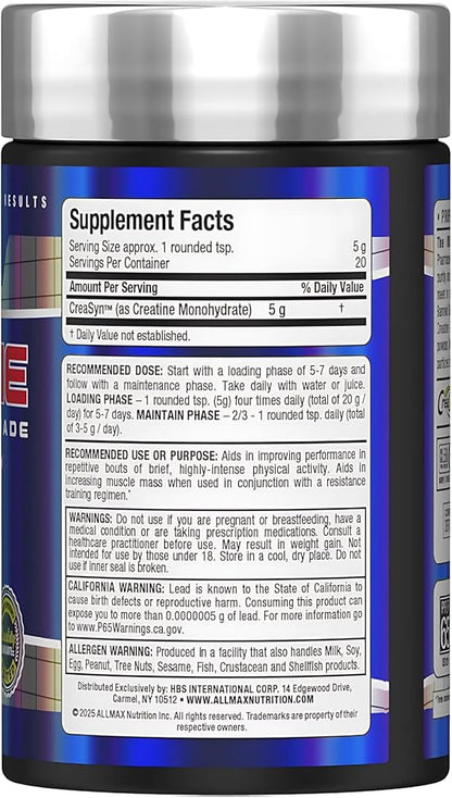 AllMax Nutrition Creatine Monohydrate